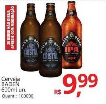 Supermercados Koch Cerveja baden oferta