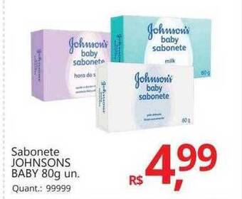 Supermercados Koch Sabonete johnsons baby oferta