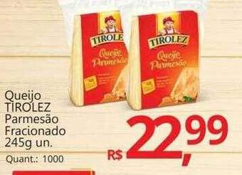 Supermercados Koch Queijo tirolez parmesão fracionado oferta