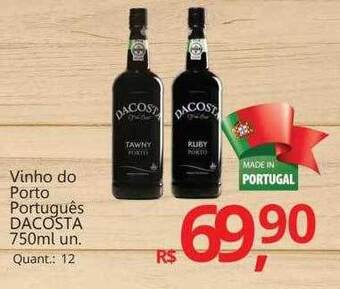 Supermercados Koch Vinho do porto português dacosta oferta