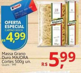 Supermercados Koch Massa grano duro majora cortes oferta