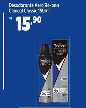 GoodBom Desodorante Aero Rexona Clinical Classic 150ml oferta