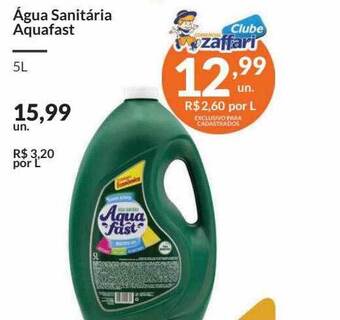 Zaffari Água sanitária aquafast oferta