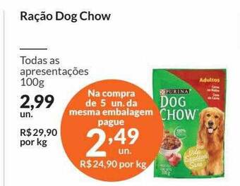 Zaffari Ração dog chow oferta
