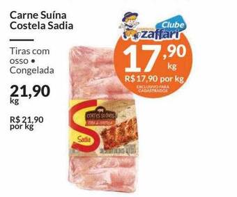 Zaffari Carne suína costela sadia oferta