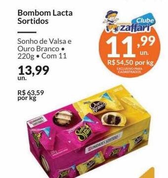 Zaffari Bombom lacta sortidos oferta