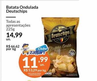 Zaffari Batata ondulada deutschips oferta