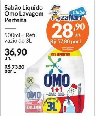 Sabão líquido omo lavagem perfeita