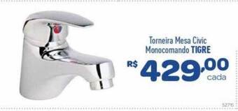 Comjol Torneira mesa civic monocomando tigre oferta