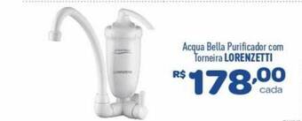 Acqua bella purificador com torneira lorenzetti