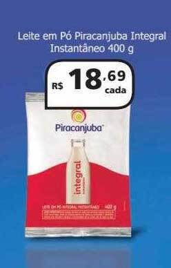 Drogasmil Leite em pó piracanjuba integral instantâneo oferta