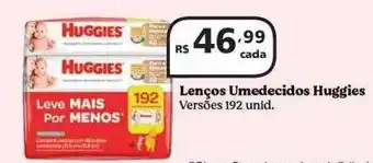 Drogasmil Lenços umedecidos huggies oferta