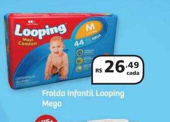 Drogasmil Fralda infantil looping mega oferta