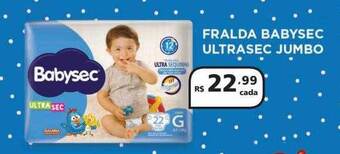 Drogasmil Fralda babysec ultrasec jumbo oferta
