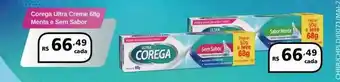 Corega ultra creme menta e sem sabor