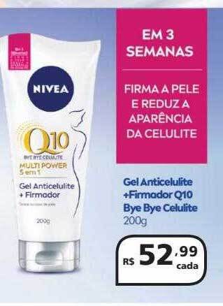 Gel anticelulite + firmador q10 bye bye celulite
