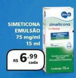 Simeticona emulsão 75mg ml 15 ml