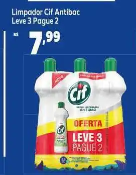 Limpador Cif Antibac Leve 3 Pague 2