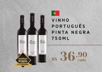 Empório Bahamas Vinho português pinta negra oferta