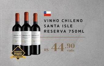 Empório Bahamas Vinho chileno santa isle reserva oferta