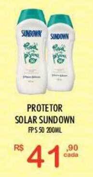 Protetor solar sundown