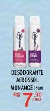 Desodorante aerossol monange