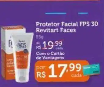 Protetor facial fps 30 revitart faces