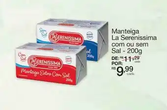 Mambo Manteiga la serenissima com ou sem sal oferta