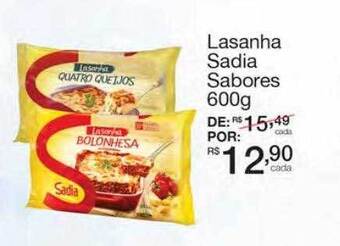 Mambo Lasanha sadia sabores oferta