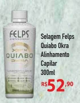 Selagem felps quiabo okra alinhamento capilar