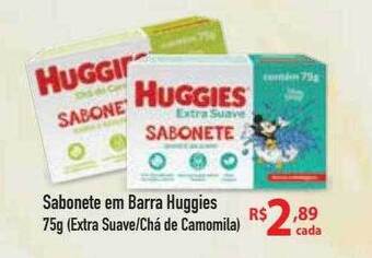Maxifarma Sabonete em barra huggies oferta