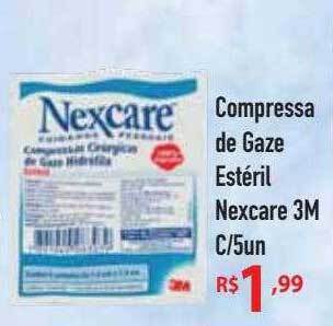 Maxifarma Compressa de gaze estéril nexcare 3m oferta