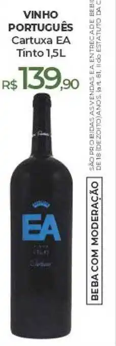 Vinho português cartuxa ea tintto