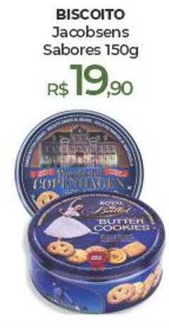 Biscoito jacobsens sabores