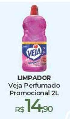 Limpador veja perfumado promocional