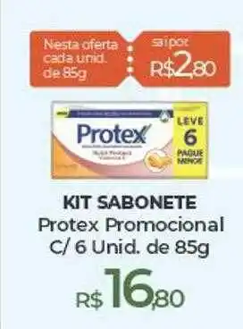 Kit sabonete protex promocional