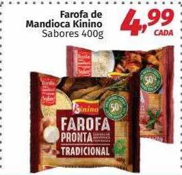 Supermercados Cidade Canção Farofa de mandioca kinino oferta