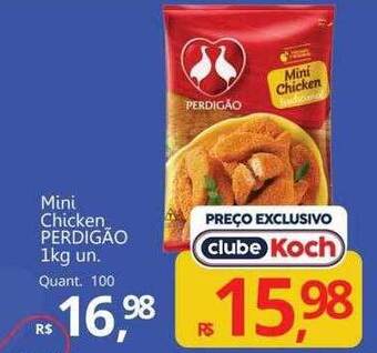 Supermercados Koch Mini chicken perdigão oferta