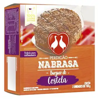 Mambo Hambúrguer de costela na brasa perdigão 300g oferta
