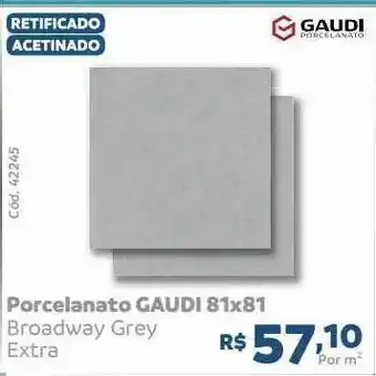 Tumkus Porcelanato gaudi 81x81 oferta