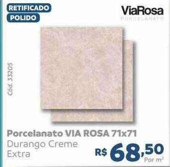 Tumkus Porcelanato via rosa 71x71 oferta