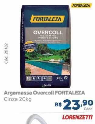 Argamassa overcoll fortaleza