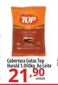 Akki Atacadista Cobertura Gotas Top Harald 1.050kg Ao Leite oferta