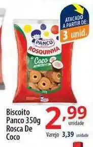 Akki Atacadista Biscoito Panco 350g Rosca De Coco 350g oferta