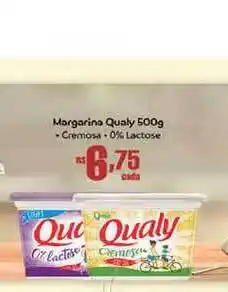 Supermercados Mundial Margarina Qualy Cremosa 0% Lactose 500g oferta