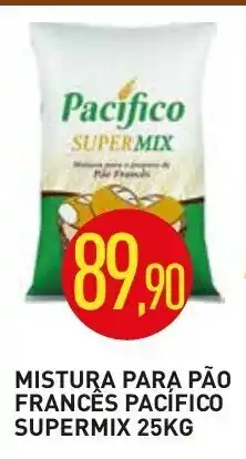 Higa's Supermercado Mistura para Pao Frances Pacifico Supermix 25kg oferta