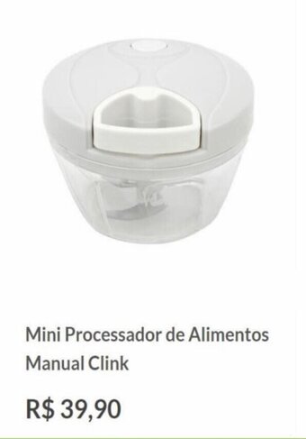 Mini Processador de Alimentos Manual Clink