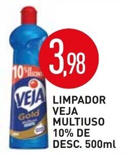 Calvo Atacadista Limpador Veja Multiuso 10% de Desconto 500ml oferta