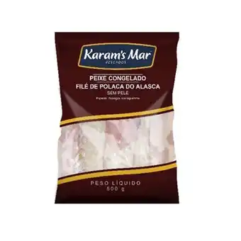 Filé de polaca do alasca karams mar 500g.