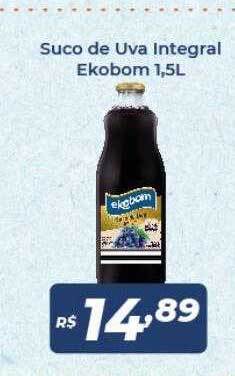 Suco de uva integral ekobom